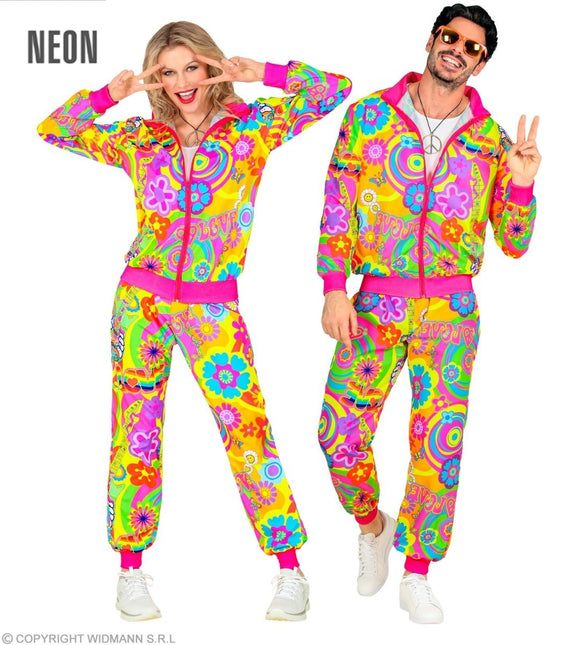 Hippie 60S Trainingspak Fout Gekleurd - Partywinkel - 8003558450916