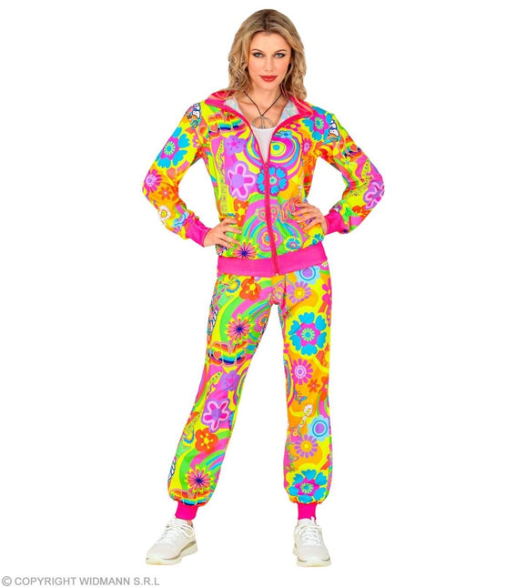 Hippie 60S Trainingspak Fout Gekleurd - Partywinkel - 8003558450916