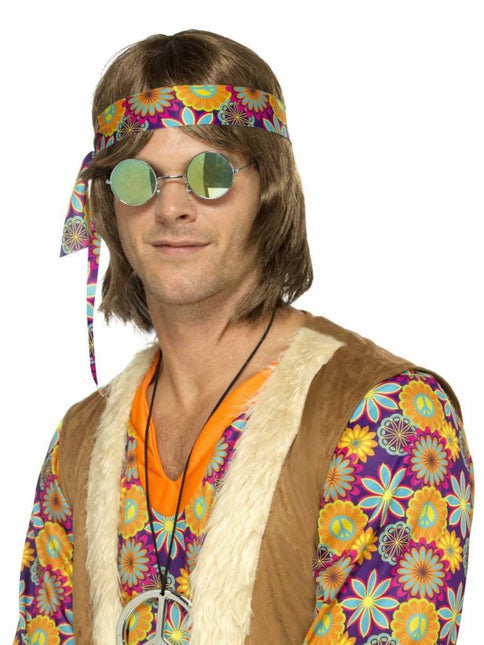 Hippie Bril Spiegelglas van Smiffys koop je bij Partywinkel