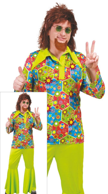 Hippie Kostuum Groen - Partywinkel - 8434077847299