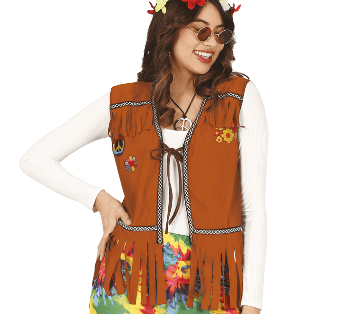 Hippie Vest M van Fiestas Guirca koop je bij Partywinkel