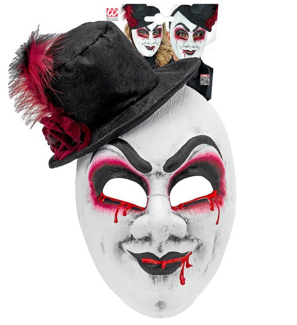 Hoed Masker Zwart Wit van Widmann koop je bij Partywinkel