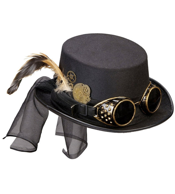 Hoed Steampunk Bril van Widmann koop je bij Partywinkel