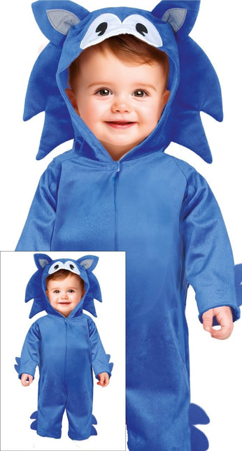 Hond Kostuum Blauw Baby Onesie van Fiestas Guirca koop je bij Partywinkel