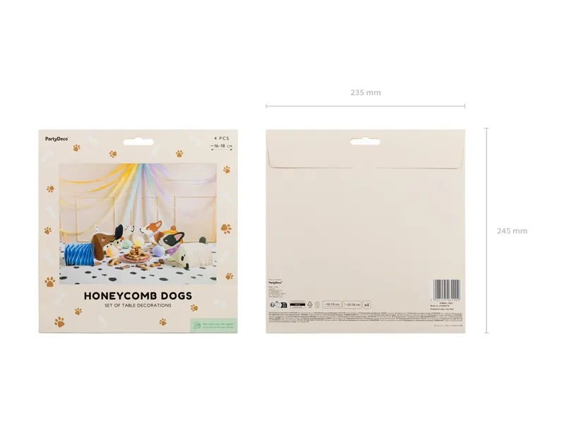 Hond Tafeldecoratie 30cm 4st van Partydeco koop je bij Partywinkel