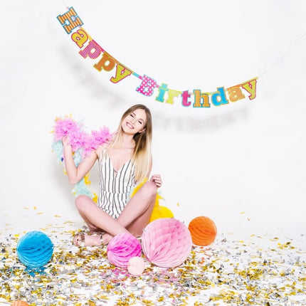 Honeycomb Bal Lichtroze 40cm van Partydeco koop je bij Partywinkel