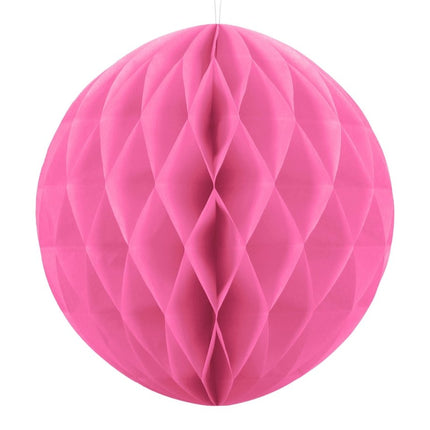 Honeycomb Bal Roze 40cm van Partydeco koop je bij Partywinkel