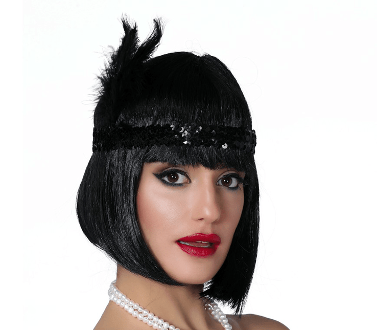 Hoofdband Charleston Zwart van Fiestas Guirca koop je bij Partywinkel