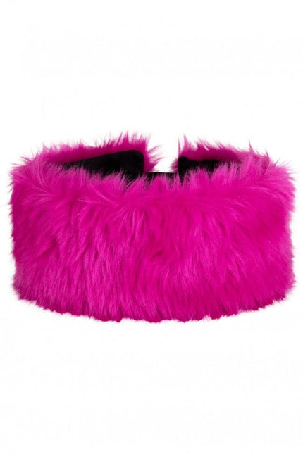 Hoofdband Pluche Purple van PartyXplosion koop je bij Partywinkel