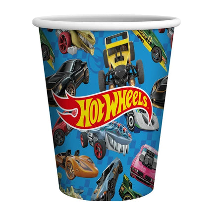 Hot Wheels Becher, blau, 250 ml, 8 Stück