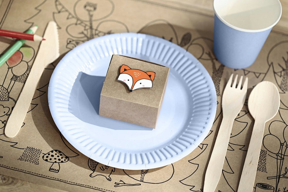 Houten Bestek 16cm 18 delig van Partydeco koop je bij Partywinkel