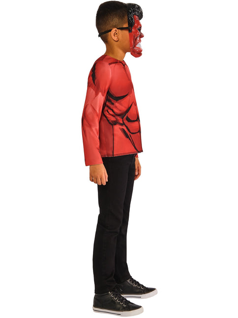 Hulk Reversible Shirt und Masken Kind