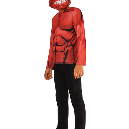 Hulk Reversible Shirt und Masken Kind