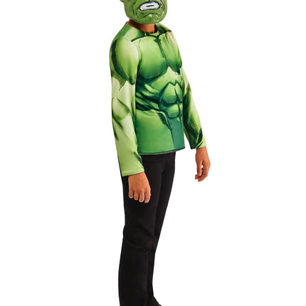 Hulk Reversible Shirt und Masken Kind