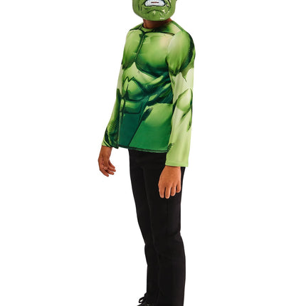 Hulk Reversible Shirt und Masken Kind