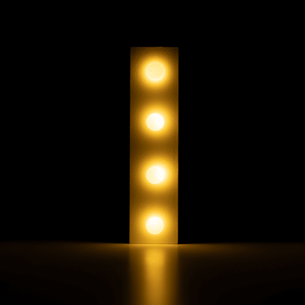 I Licht Letter 16,5cm van Paper Dreams koop je bij Partywinkel