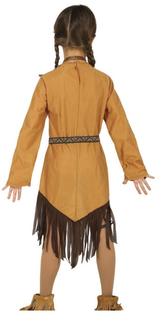 Indiaas Meisje Kostuum Bruin van Fiestas Guirca koop je bij Partywinkel