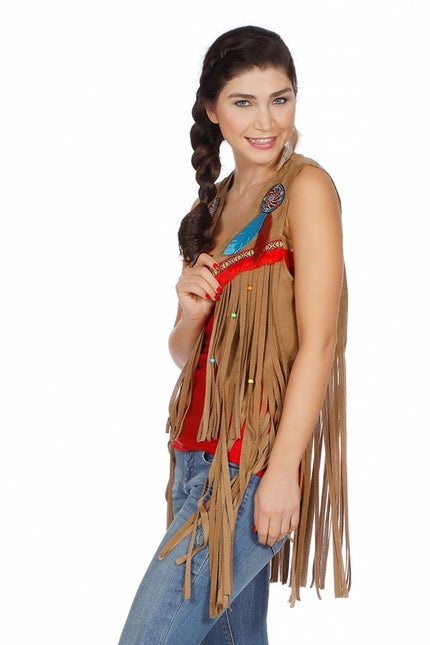 Indianen Vest Dames van Wilbers & Wilbers koop je bij Partywinkel