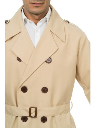 Beiger Trenchcoat „Detective“ für Herren
