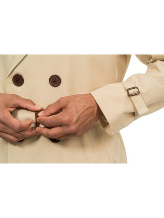 Beiger Trenchcoat „Detective“ für Herren