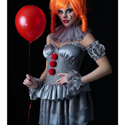 IT Chapter Two, Pennywise Ladies Kostuum Dames van Smiffys koop je bij Partywinkel