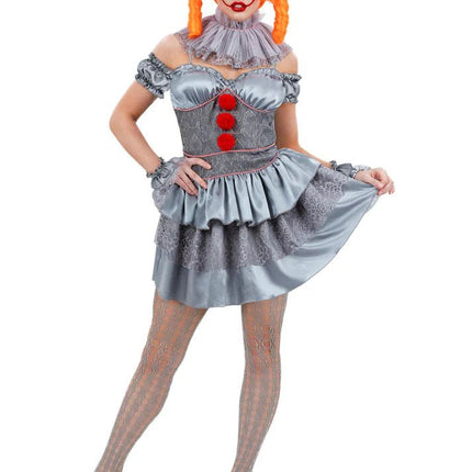IT Chapter Two, Pennywise Ladies Kostuum Dames van Smiffys koop je bij Partywinkel
