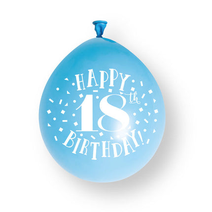 18 Jaar Ballonnen 23cm 10st