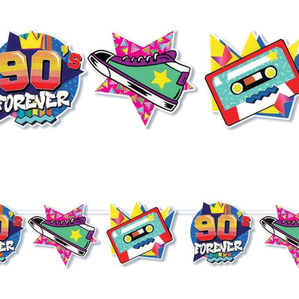 Jaren 90 Slinger 3m van Fiestas Guirca koop je bij Partywinkel