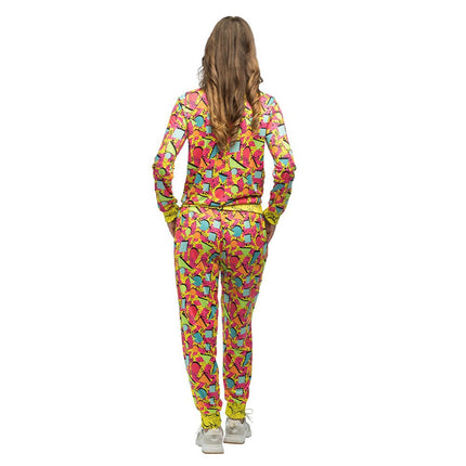 Jaren 90 Trainingspak Fout Dames Uv - Partywinkel - 8712026886309