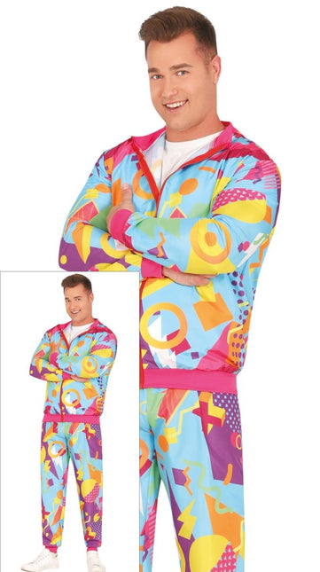 Jaren 90 Trainingspak Fout Heren van Fiestas Guirca koop je bij Partywinkel