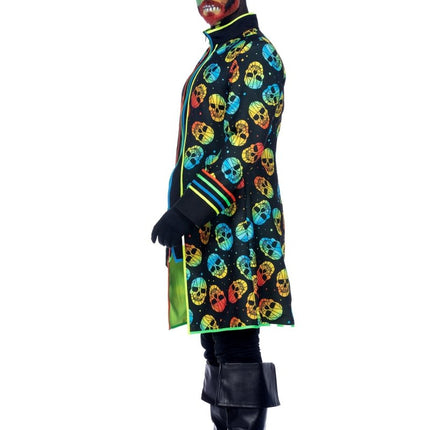 Jas neon skull - Partywinkel - 8720059074365