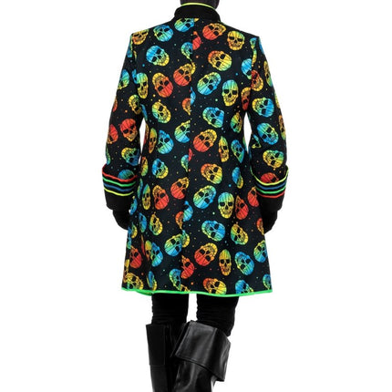 Jas neon skull - Partywinkel - 8720059074365