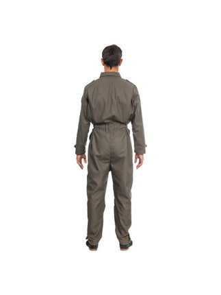 Jagdflieger-Overall für Herren, olivgrün