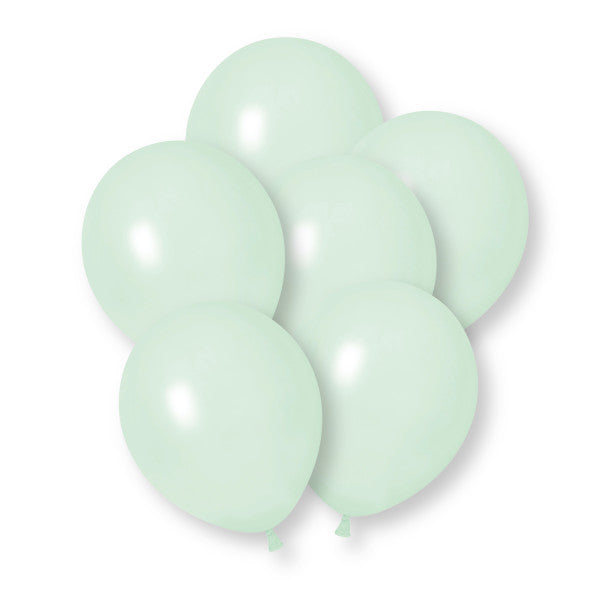 Pastellgrüne Luftballons, 30 cm, 50 Stück