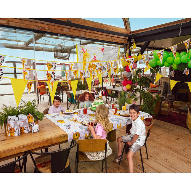 Jungle Tafeldecoratie 18cm 4st van Boland koop je bij Partywinkel