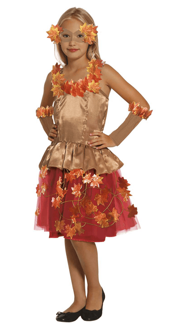 Jurk Bladeren Kind Bruin van Fiestas Guirca koop je bij Partywinkel
