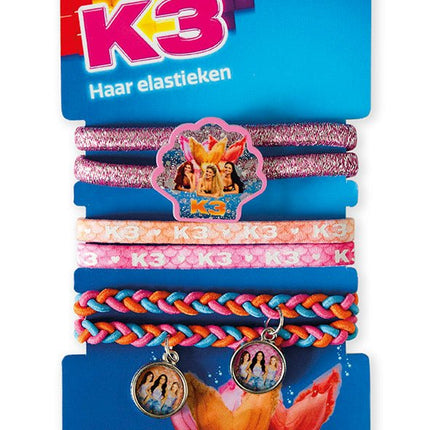 K3 Haarbandjes 6st - Partywinkel - 8714274830325