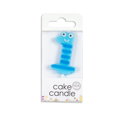 Kaars 1 Jaar Jongen 4,9cm van WeFiesta koop je bij Partywinkel