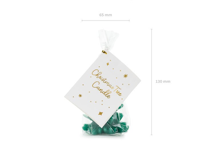 Kaars Kerstboom 10cm van Partydeco koop je bij Partywinkel
