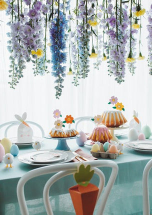 Kaars Paasei Paars 10cm van Partydeco koop je bij Partywinkel