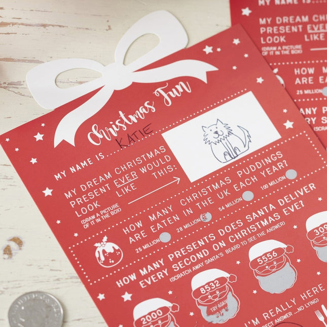 Kaart Christmas Fun van Ginger Ray koop je bij Partywinkel