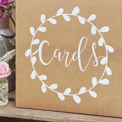 Kaarten Box 25cm van Ginger Ray koop je bij Partywinkel