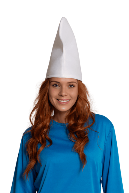 Kabouter Muts Wit van Partychimp koop je bij Partywinkel