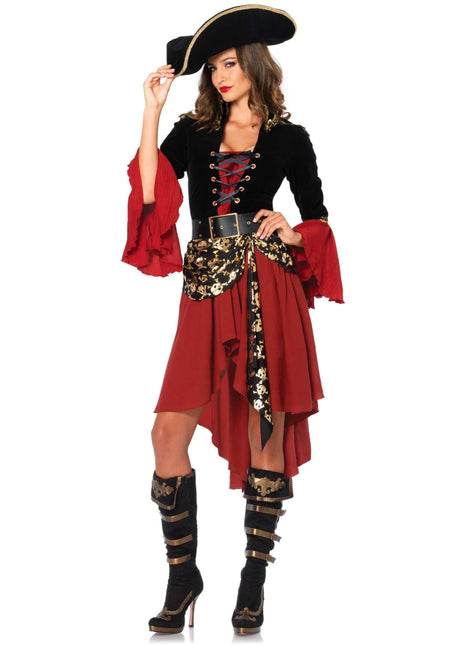 Kapitein Jurk Dames Leg Avenue - Partywinkel - 714718496023