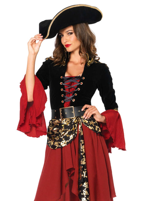 Kapitein Jurk Dames Leg Avenue - Partywinkel - 714718496023