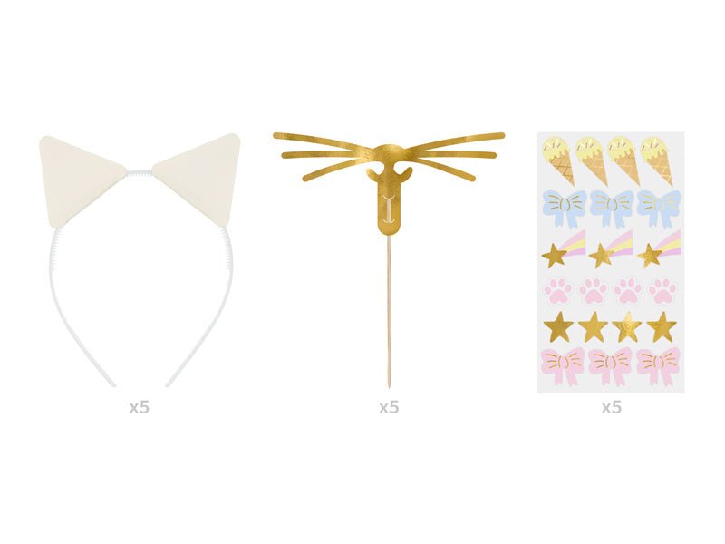 Kat Accessoireset 5 delig van Partydeco koop je bij Partywinkel