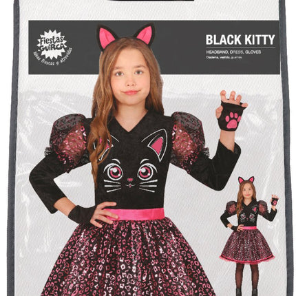 Kat Kostuum Zwart Meisje - Partywinkel - 8434077785249