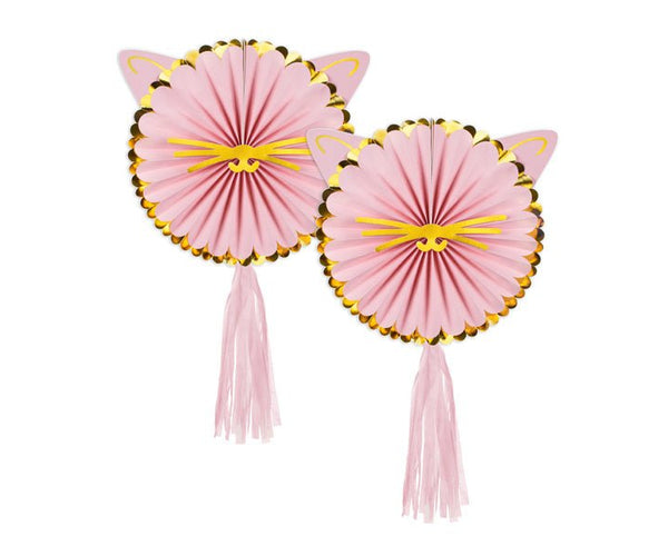 Katze Rosette 26cm 2Stk