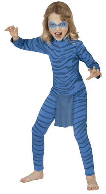 Katachtige Kostuum Kind Blauw van Fiestas Guirca koop je bij Partywinkel