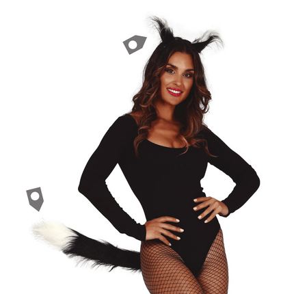 Katten Set Zwart 2 delig van Fiestas Guirca koop je bij Partywinkel